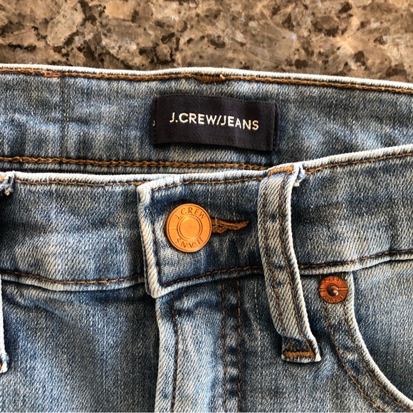 J CREW 9” High Rise Light Wash Toothpick Skinny Jeans - Picture 7 of 16